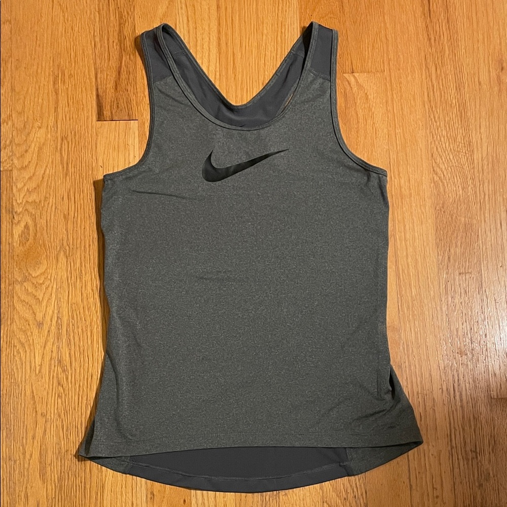 Nike Women's Charcoal Gray Tank Top